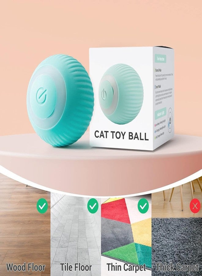 Scribify Interactive Smart Cat Ball,Quiet Cat Toys for Indoor Cats Adult Automatic 360° Rotating Kitten Toys,Intelligent Automatic Mobile Ball USB Charging Pet Toy,Fun Gift for Kitten - Image 5
